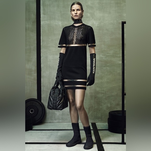 Alexander Wang for H&M Dress Mesh Elegant Dress Celebrity Style Size Medium - Picture 16 of 16